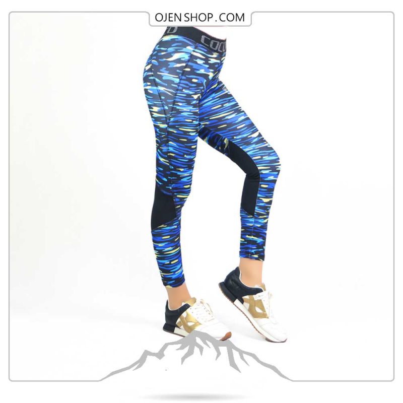 لگ ورزشی زنانه آبی چریکی کوکو COCO