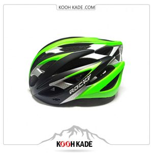 کلاه ایمنی دوچرخه سواری راکی رن سبز مشکی مناسب برای دوچرخه سواری 