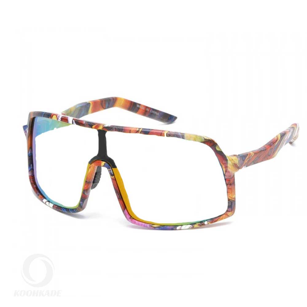 عینک فتوکرومیک طرحدار OAKLEY SUTRO Blue Orange