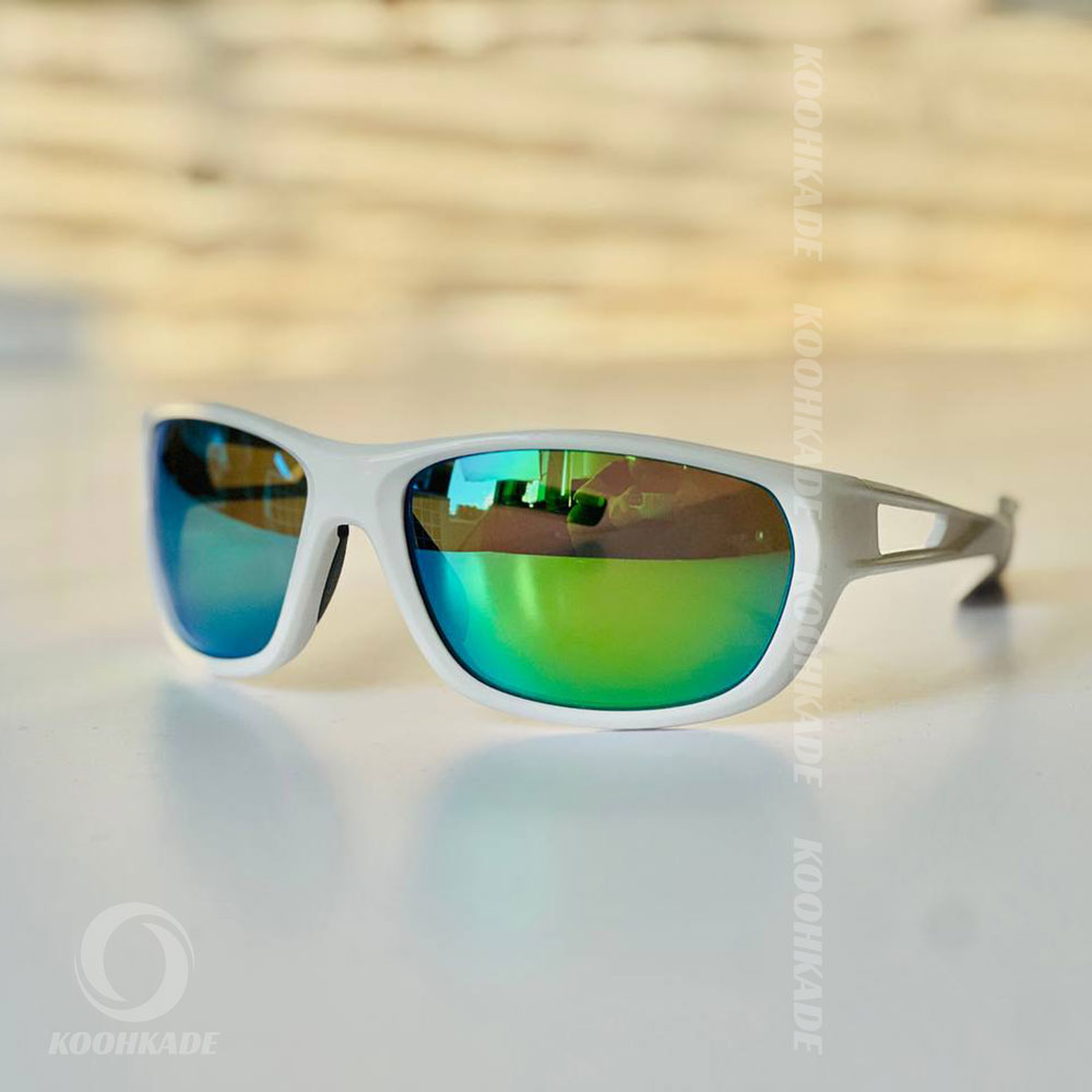 عینک SPEED ITALY فریم سفید لنز سبز