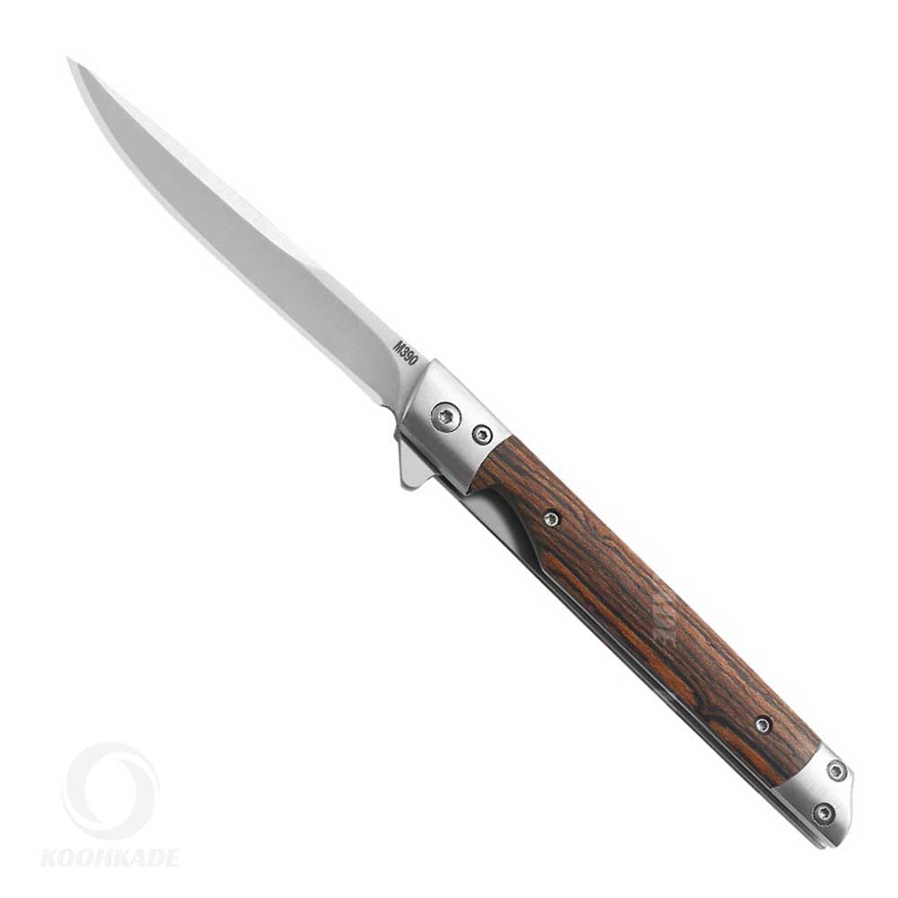 چاقوی تاشو M390 | چاقو buck | چاقو کوهنوردی | چاقو طبیعتگردی | چاقوی سفری باک مدل X44