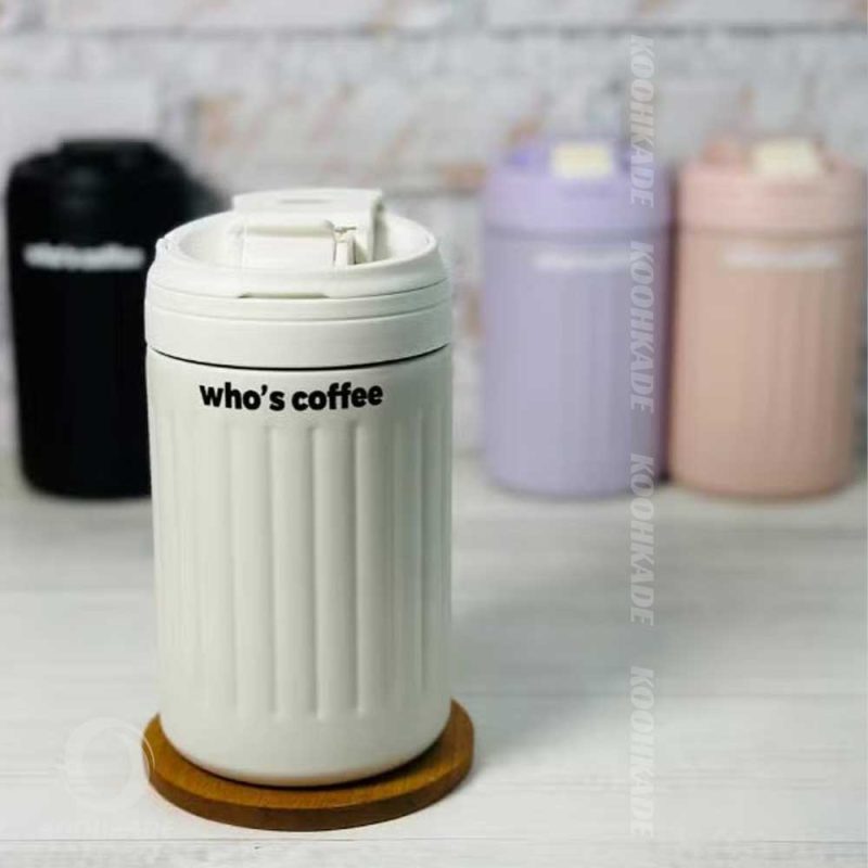 تراول ماگ WHOS COFFEE دو درب 480 میلیمتر | تراول ماگ WHOS COFFEE | تراول ماگ Iهوز کافی تراول ماگ لایو 400 میلی لیتر | تراول ماگ لایو کوهنوردی | تراول ماگ لایو کمپینگ | تراول ماگ لایو طبیعتگردی