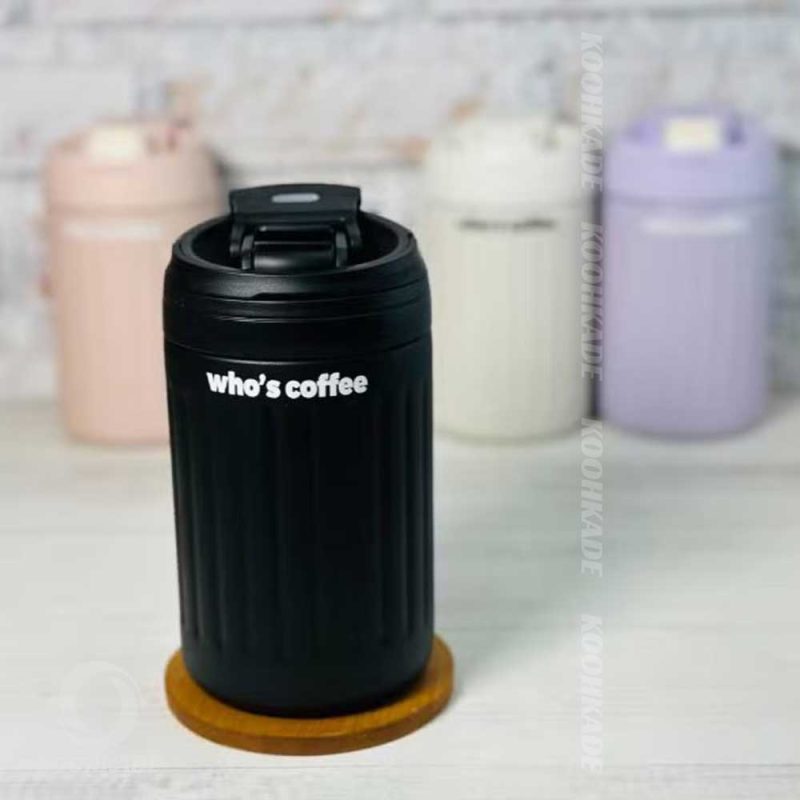 تراول ماگ WHOS COFFEE دو درب 480 میلیمتر | تراول ماگ WHOS COFFEE | تراول ماگ Iهوز کافی تراول ماگ لایو 400 میلی لیتر | تراول ماگ لایو کوهنوردی | تراول ماگ لایو کمپینگ | تراول ماگ لایو طبیعتگردی