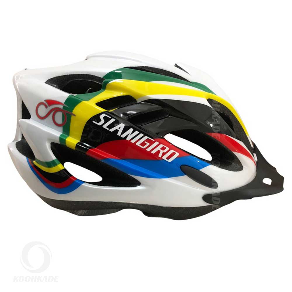 کلاه دوچرخه SLANIGIRO Multicolour | کلاه دوچرخه SLANIGIRO صورتی | قیمت کلاه دوچرخه SLANIGIRO |خرید کلاه دوچرخه SLANIGIRO | کلاه دوچرخه سواری SLANIGIRO