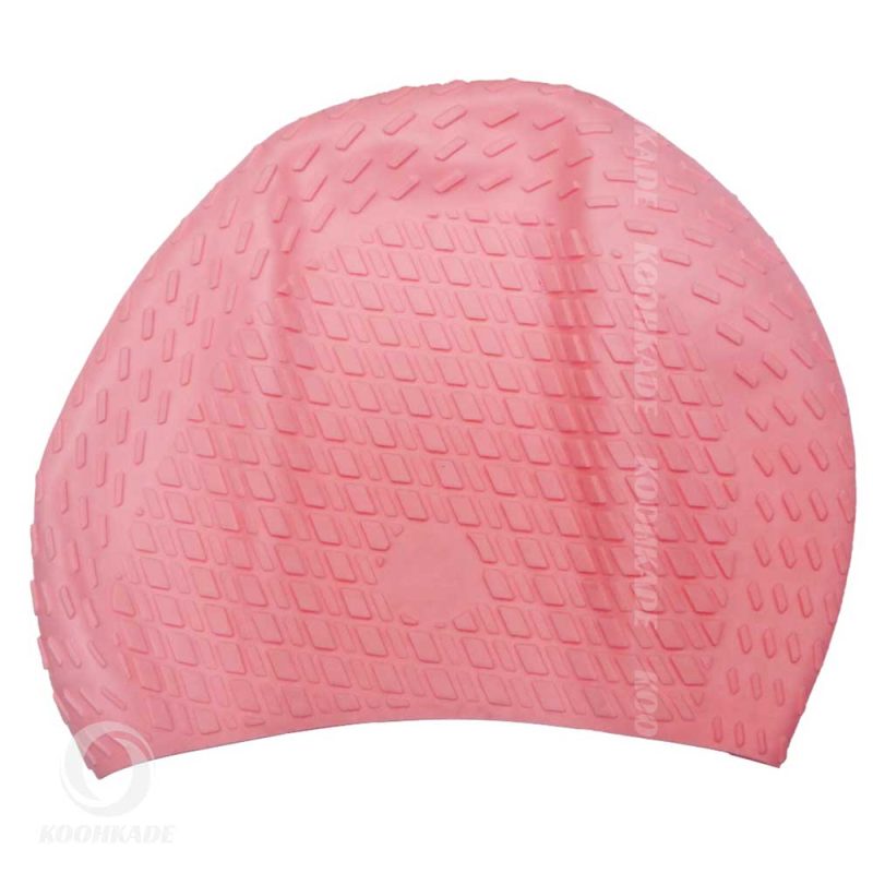 کلاه شنا آجدار SPORTY | کلاه شنا ضد آب برای موهای بلند اسپورتی sporty|کلاه شنا طرح ارینا مدل آجدار Bonnet Silicone-22 |کلاه شنا آجدار اسپورتی