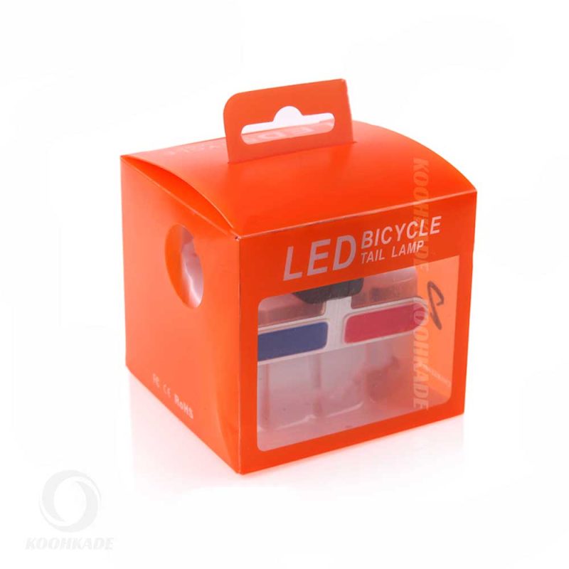 چراغ عقب پلیسی شارژی LED |چراغ عقب دوچرخه شارژی مدل POL1 | چراغ دوچرخه پلیسی شارژی عقب LED BICYCLE