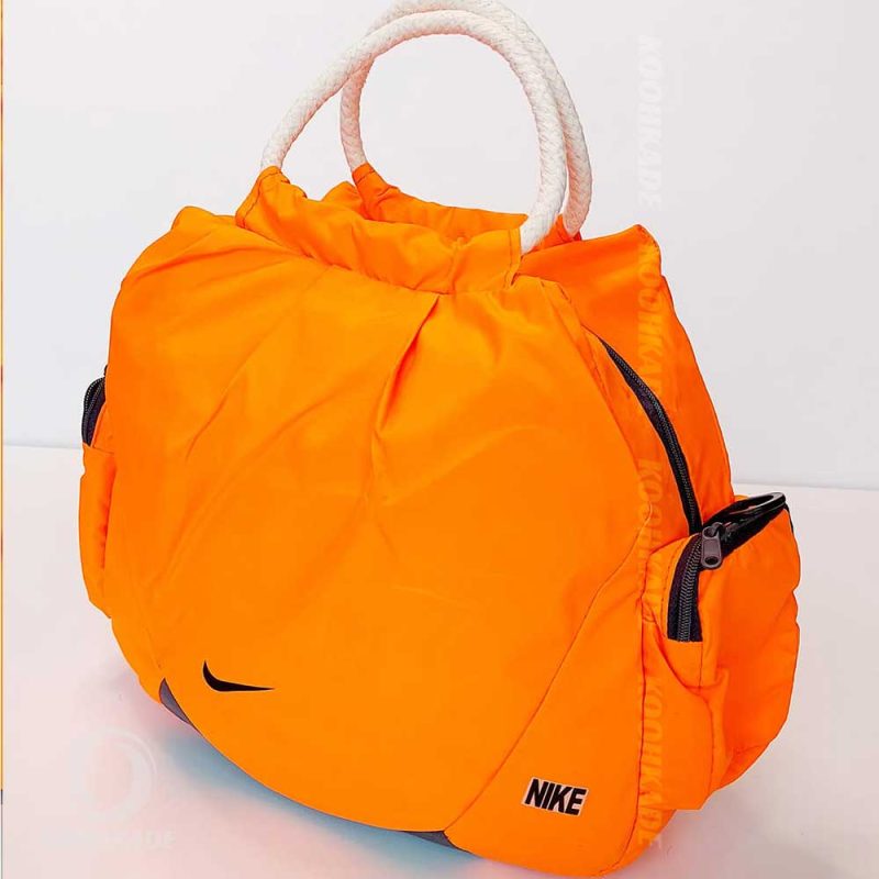 ساک طنابی NIKE | ساک استخری طنابی | کیف استخر ساکی زنانه | کیف ورزشی زنانه طرح نایک