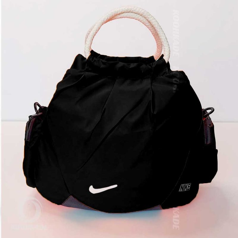 ساک طنابی NIKE | ساک استخری طنابی | کیف استخر ساکی زنانه | کیف ورزشی زنانه طرح نایک