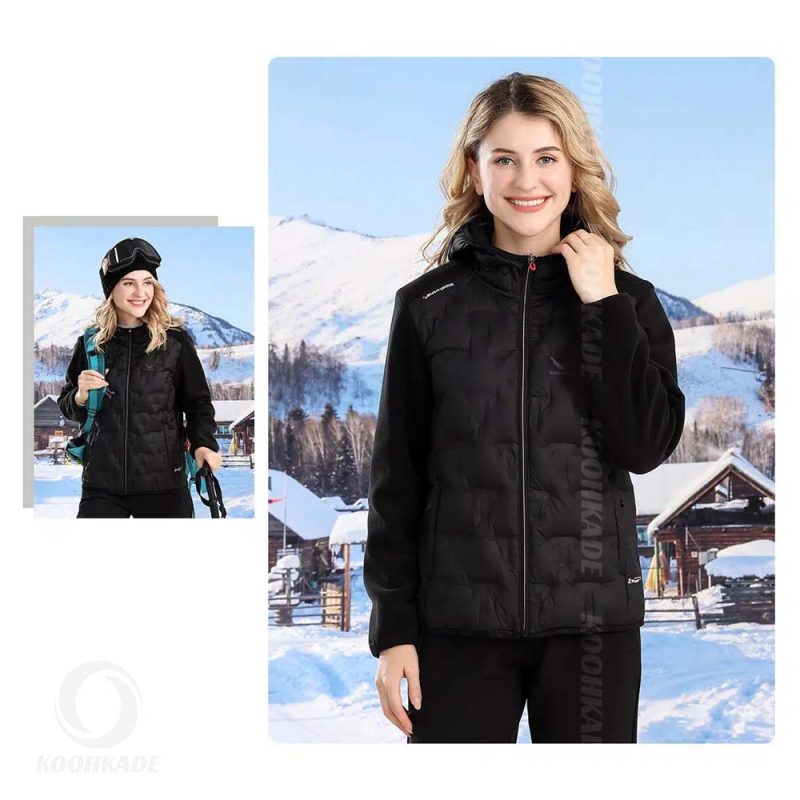 کاپشن تک پوش پر زنانه SNOW HAWK 68582 | کاپشن تک پوش | کاپشن اسنوهاک | کاپشن زنانه اسنوهاک | خرید کاپشن ارزان | فروشگاه کوهکده