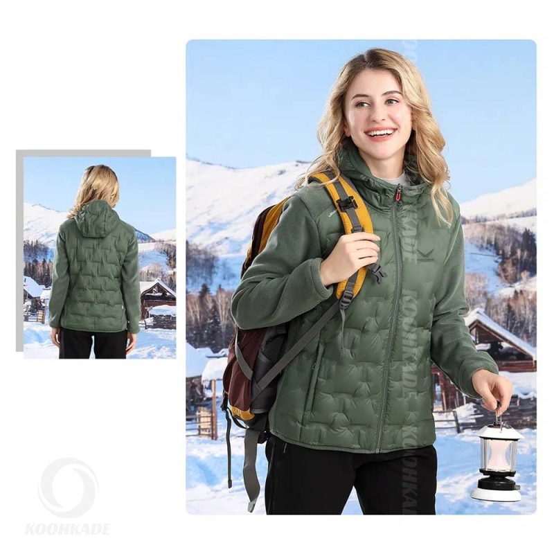 کاپشن تک پوش پر زنانه SNOW HAWK 68582 | کاپشن تک پوش | کاپشن اسنوهاک | کاپشن زنانه اسنوهاک | خرید کاپشن ارزان | فروشگاه کوهکده