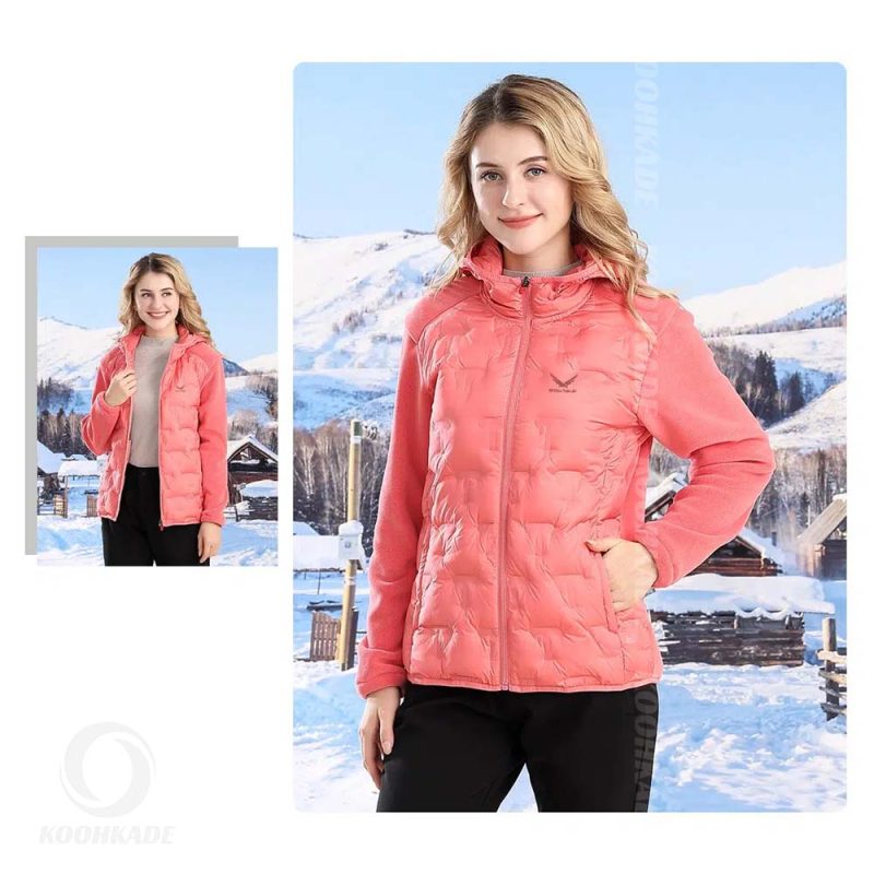 کاپشن تک پوش پر زنانه SNOW HAWK 68582 | کاپشن تک پوش | کاپشن اسنوهاک | کاپشن زنانه اسنوهاک | خرید کاپشن ارزان | فروشگاه کوهکده