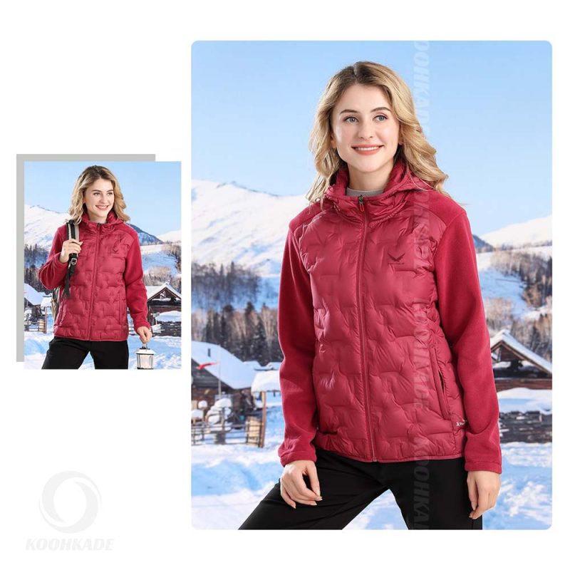 کاپشن تک پوش پر زنانه SNOW HAWK 68582 | کاپشن تک پوش | کاپشن اسنوهاک | کاپشن زنانه اسنوهاک | خرید کاپشن ارزان | فروشگاه کوهکده