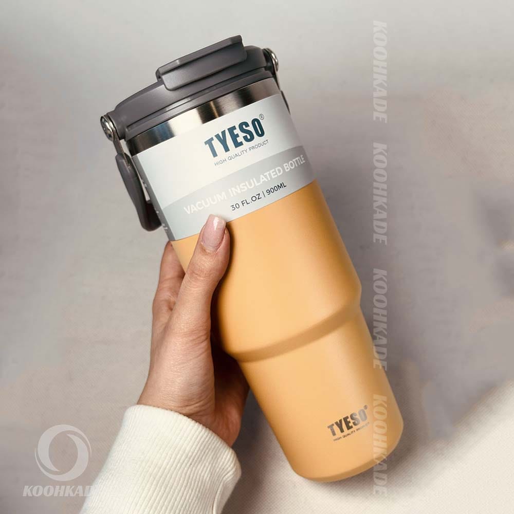 تراول ماگ TYESO دسته دار 900 میل | خرید تراول ماگ تایسو | تراول ماگ تیسو | قیمت تراول ماگ 900 میل | تراول ماگ دسته دار | تراول ماگ تیسو 900 میل | تراول ماگ تایسو دیجی کالا | کوهکده