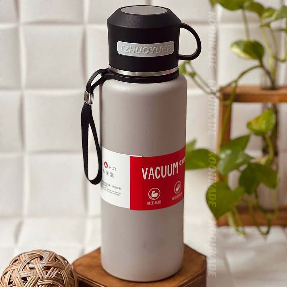 فلاسک TZHUOYUER مدل 1500ML | خرید فلاسک یک و نیم لیتری | فلاسک چایی 1.5 لیتری | فلاسک استیل یک و نیم لیتری | خرید فلاسک استیل دیجی کالا | قیمت فلاسک 1500 میل استیل | کوهکده