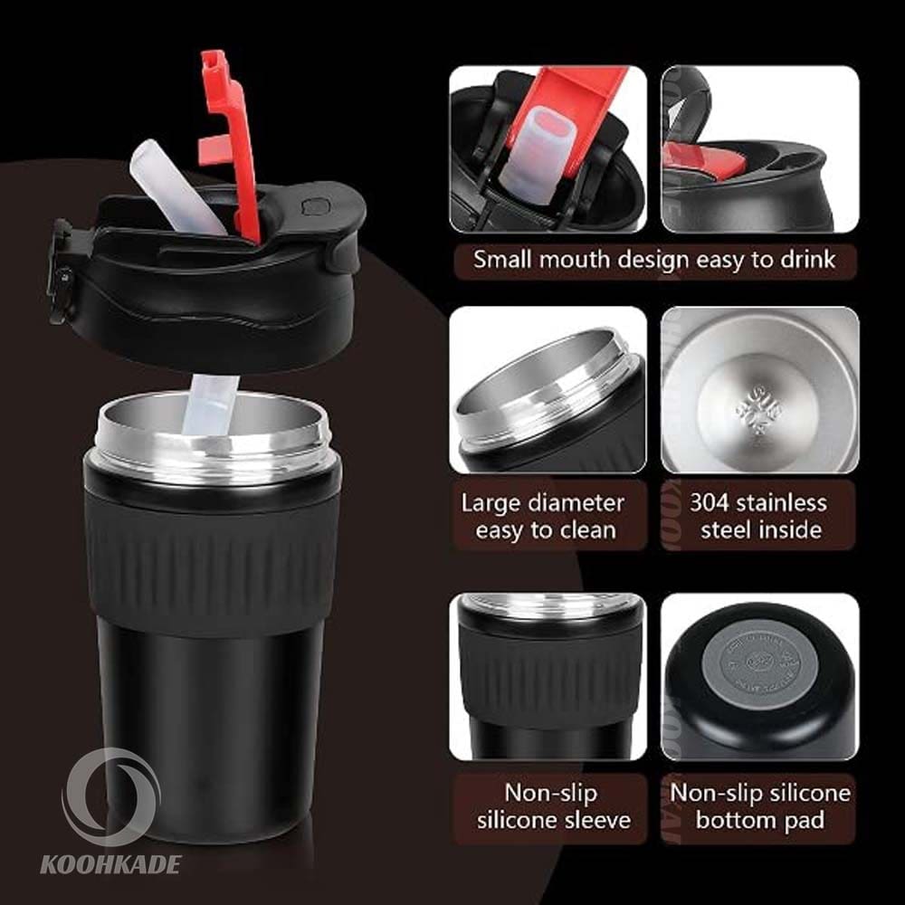 تراول ماگ COFFEE CUP دو حالته | خرید تراول ماگ دوحالته | قیمت کافی کاپ | کافی کاپ دور سیلیکونی | قیمت کافی کاپ دو حالته | خرید تراول ماگ کافی کاپ | قیمت تراول ماگ دو حالته | کوهکده