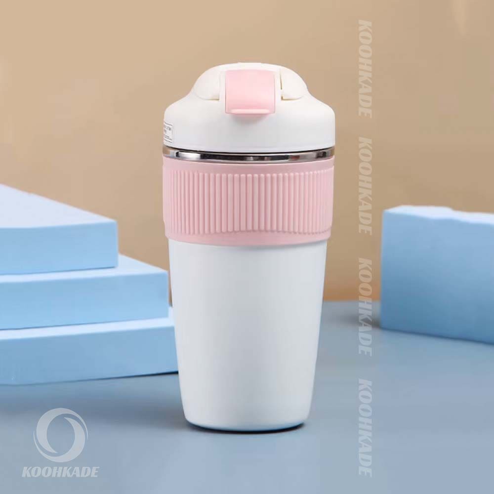 تراول ماگ 480ML دور سیلیکونی AHHUAT | خرید ماگ دور سیلیکونی | ماگ 480 میل | ماگ 480 میلی دیجی کالا | قیمت ماگ دور سیلیکونی 480 میلی | کوهکده