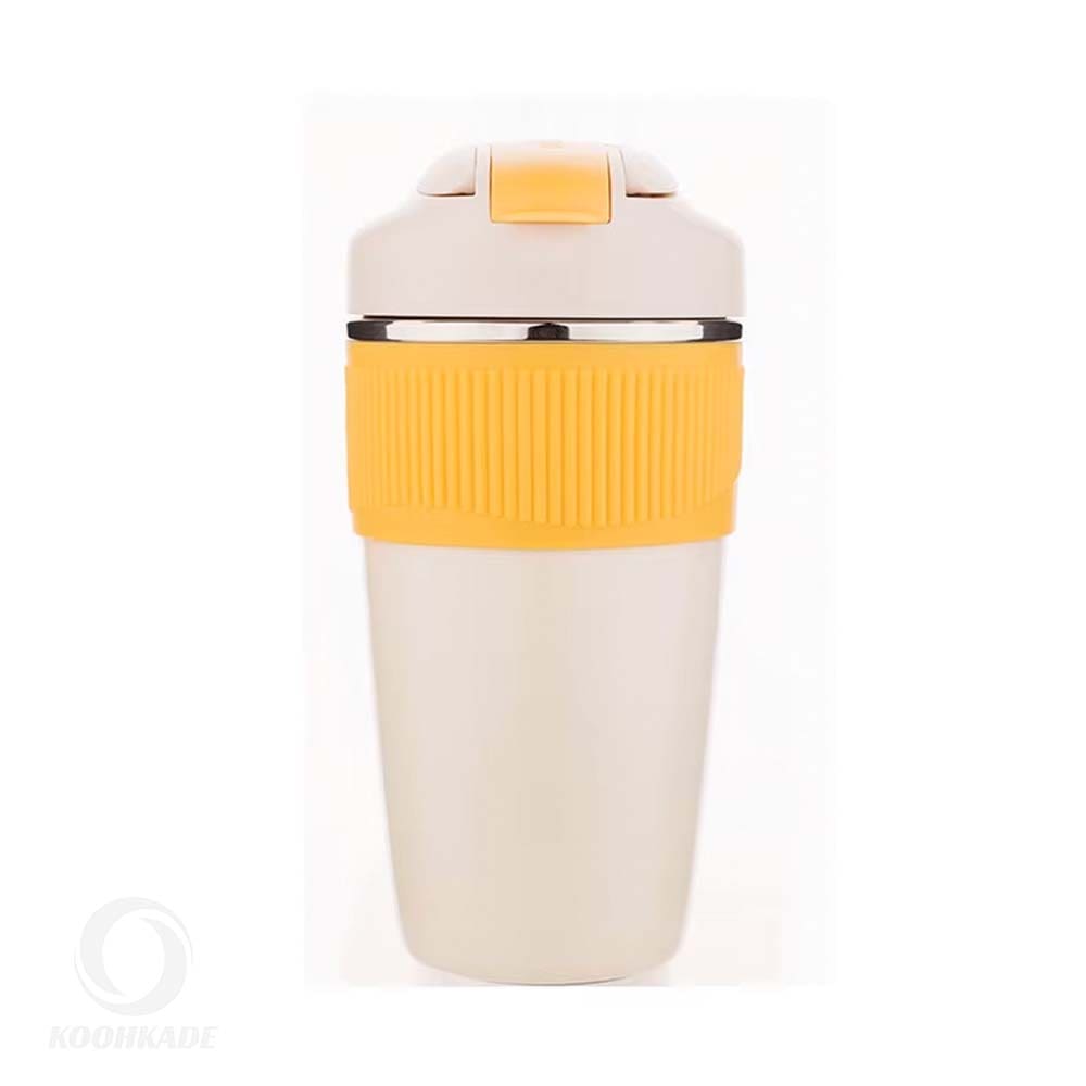 تراول ماگ 480ML دور سیلیکونی AHHUAT | خرید ماگ دور سیلیکونی | ماگ 480 میل | ماگ 480 میلی دیجی کالا | قیمت ماگ دور سیلیکونی 480 میلی | کوهکده