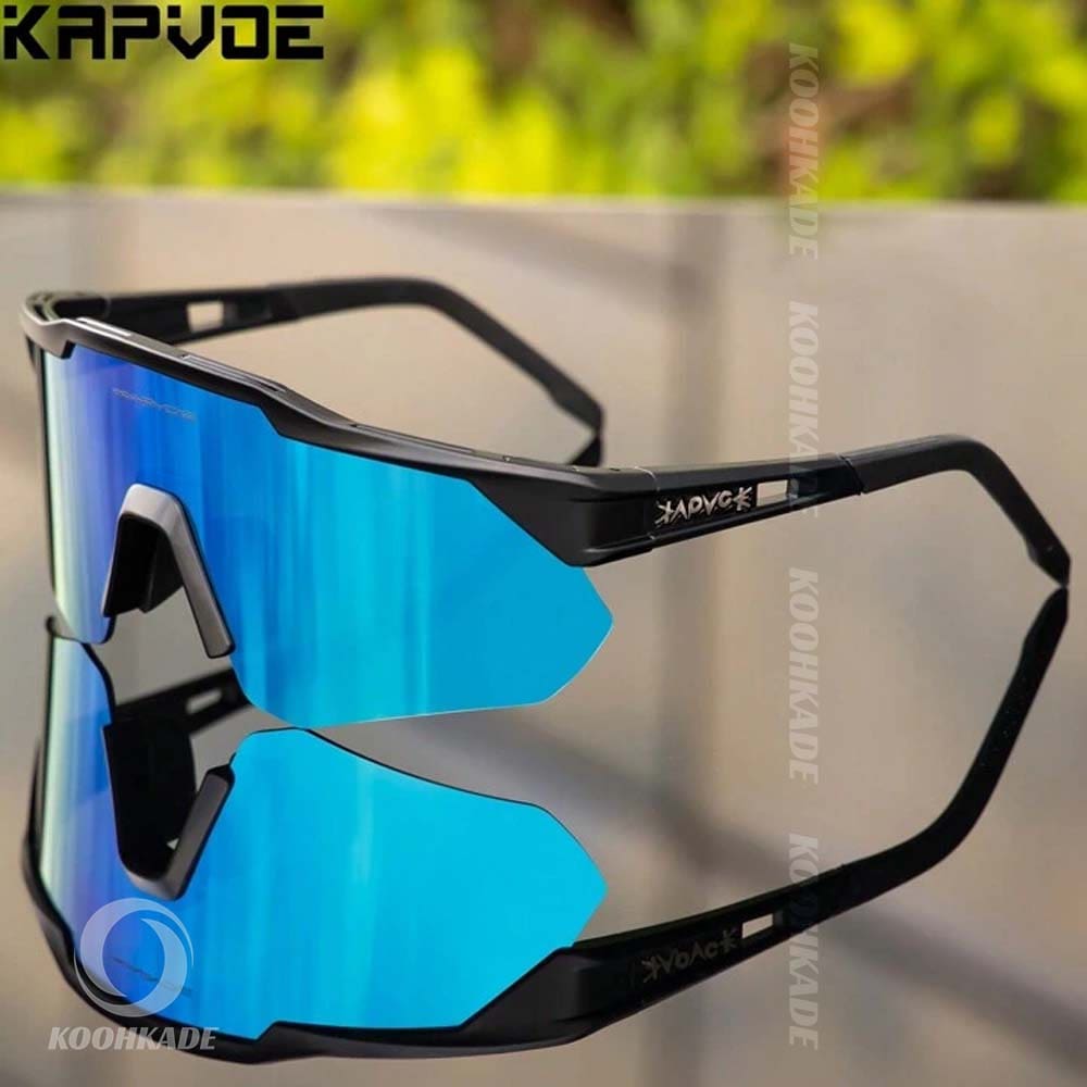 عینک 4 لنز KAPVOE TK9027-04 مدل BLA | خرید عینک 4 لنز | قیمت عینک دوچرخه سواری | خرید عینک دوچرخه | عینک کوهنوردی | قیمت عینک طبیعتگردی | عینک ورزشی | کوهکده