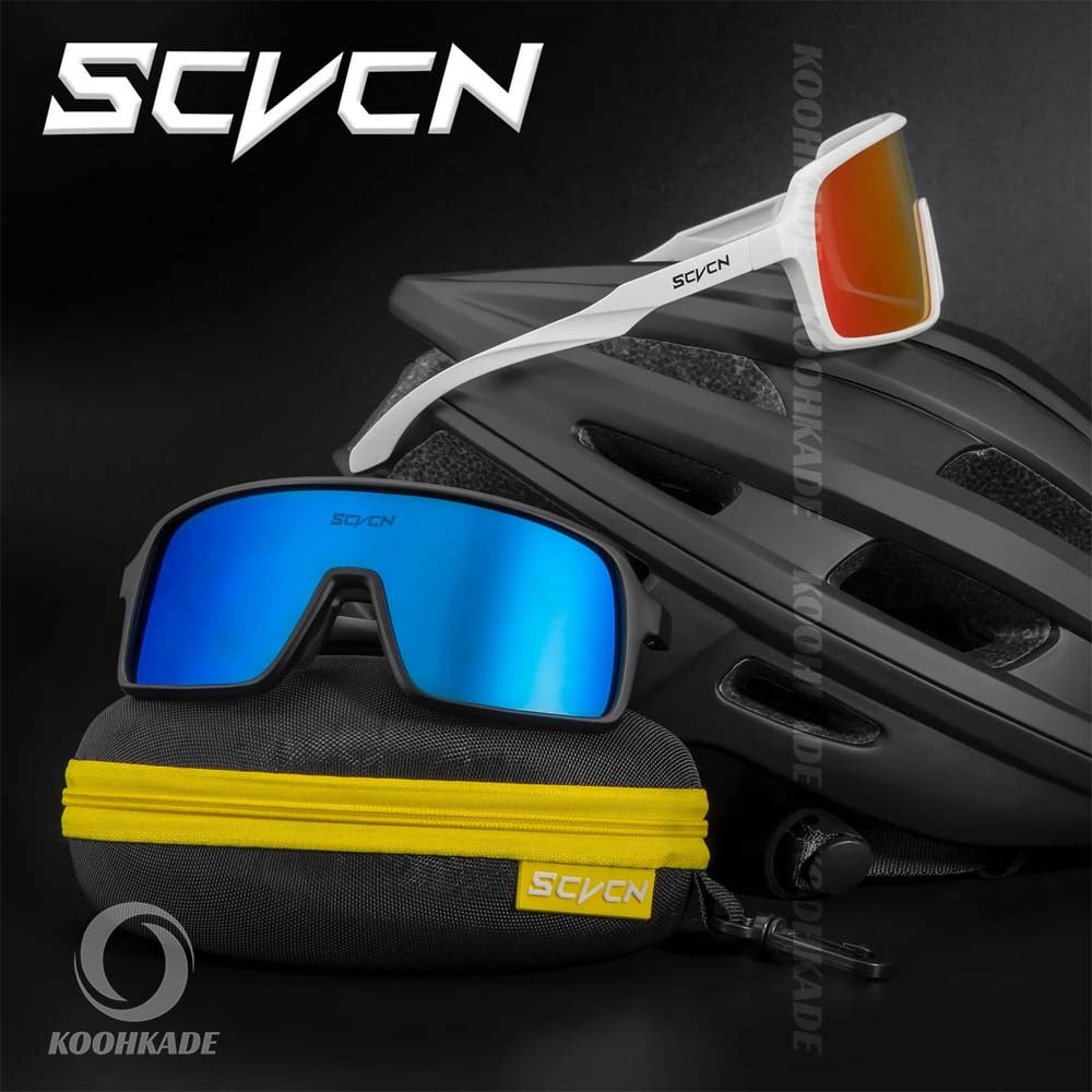 عینک SCVCN S60-12 مدل WBLUE | خرید عینک دوچرخه سواری | قیمت عینک کوهنوردی | عینک دوچرخه | خرید عینک طبیعتگردی | عینک ورزشی | کوهکده