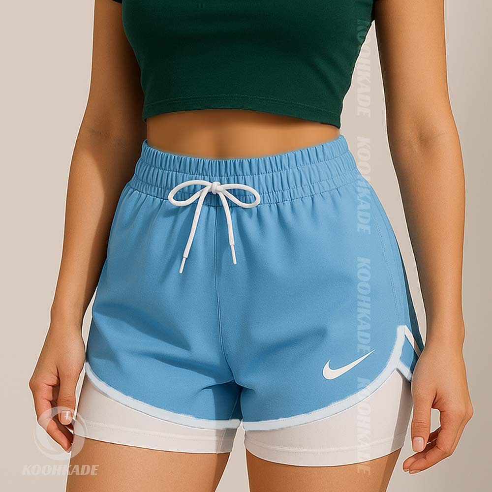 شلوارک ورزشی زنانه کشاله دار NIKE | خرید شلوارک کشاله دار | شلوارک نایک | شلوارک نایک زنانه | شلوارک ورزشی زنانه | شلوارک کشاله دار نایک | شلوارک زنانه | کوهکده