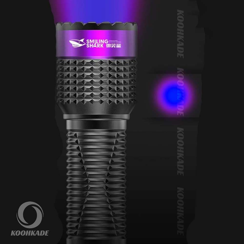 چراغ قوه UV SMILING SHARK کد SD-7157 | خرید چراغ قوه یو وی | قیمت چراغ اسمایلینگ شارک | چراغ قوه uv | خرید چراغ قوه | کوهکده