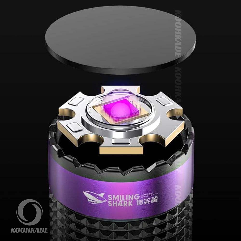 چراغ قوه UV SMILING SHARK کد SD-7157 | خرید چراغ قوه یو وی | قیمت چراغ اسمایلینگ شارک | چراغ قوه uv | خرید چراغ قوه | کوهکده