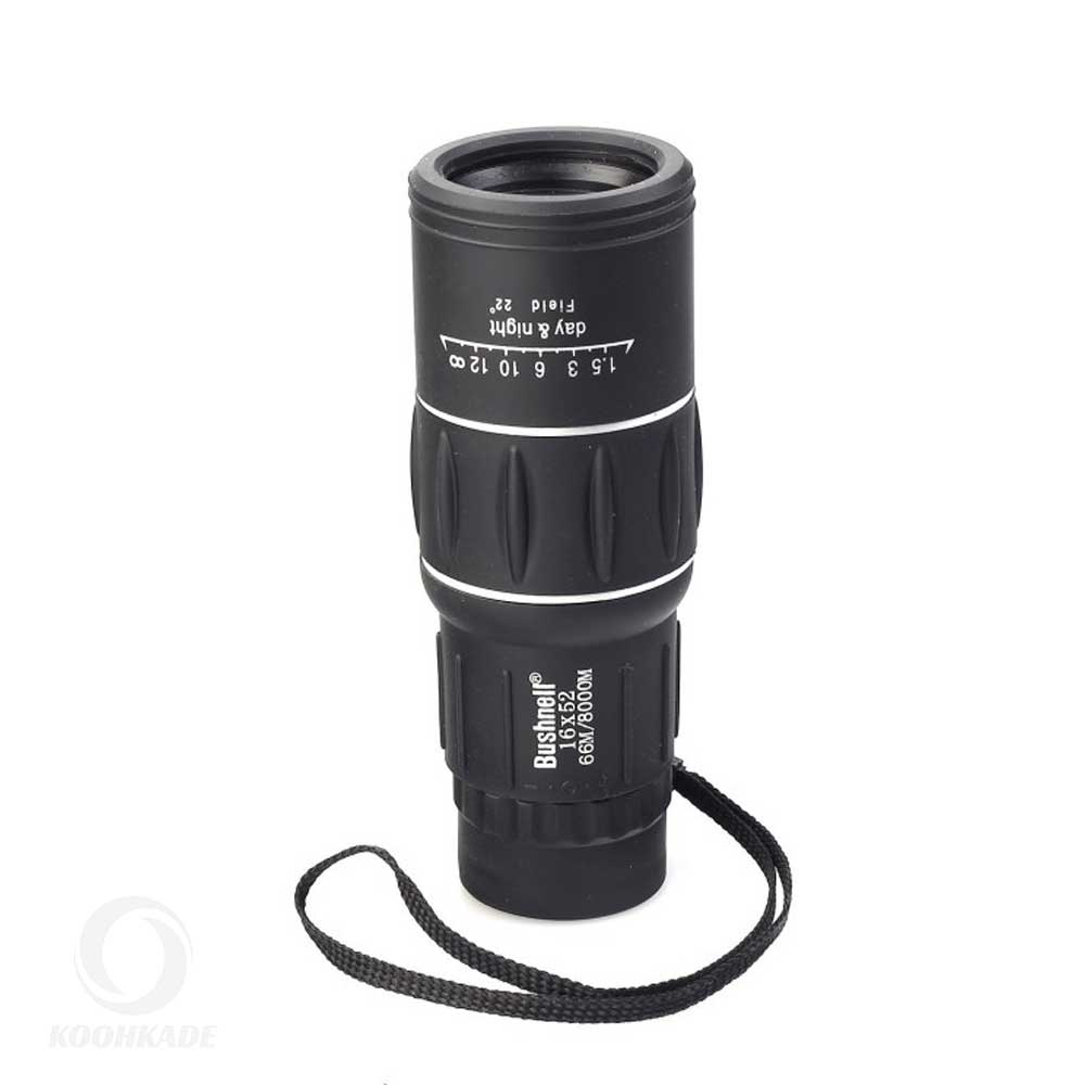 دوربین تک چشمی BUSHNELL 16*52| دوربین تک چشمی بونشل | خرید دوربین تک چشم برای شکار | قیمت دوبین شکار برد 1 کیلومتر