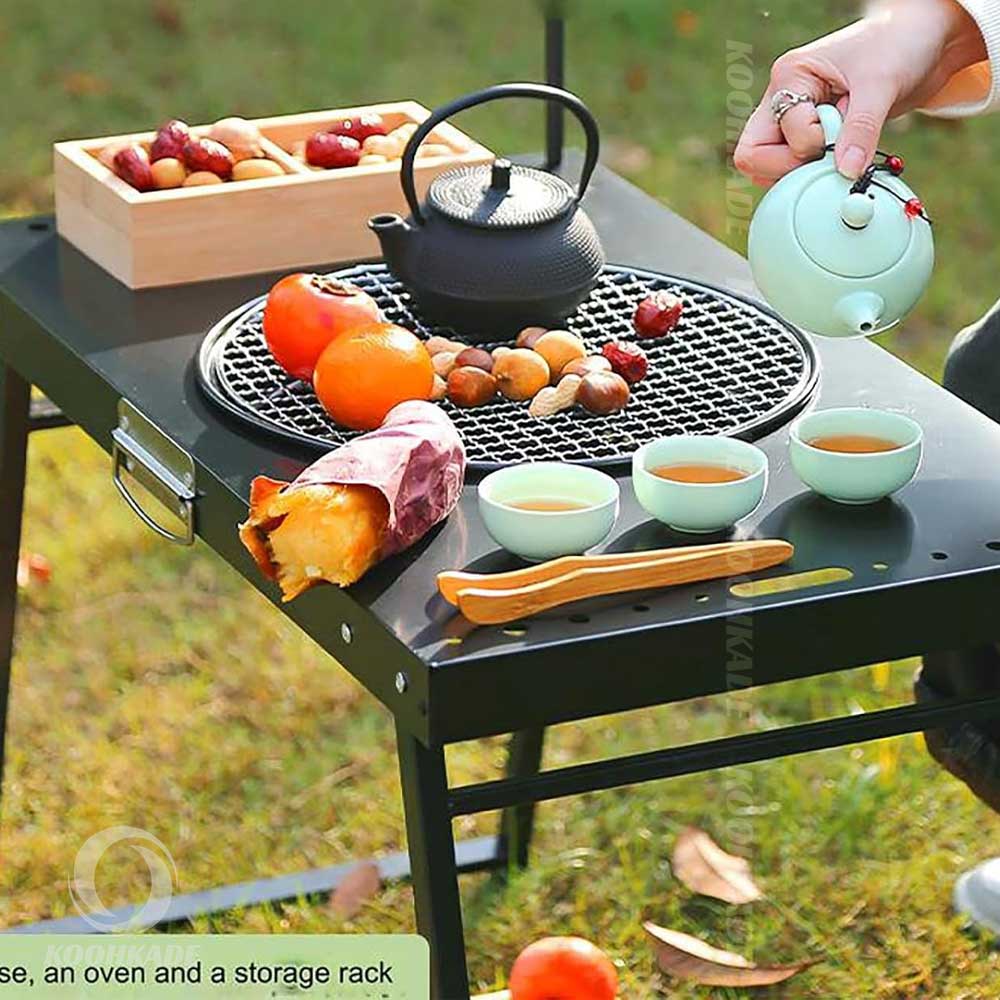 باربیکیو پرتابل تاشو BBQ-1066| باربیکیو مسافرتی| باربیکیو سفری| باربیکیو کمپینگ | باربیکیو مناسب کمپ| باربیکیو مناسب کوهنوردی