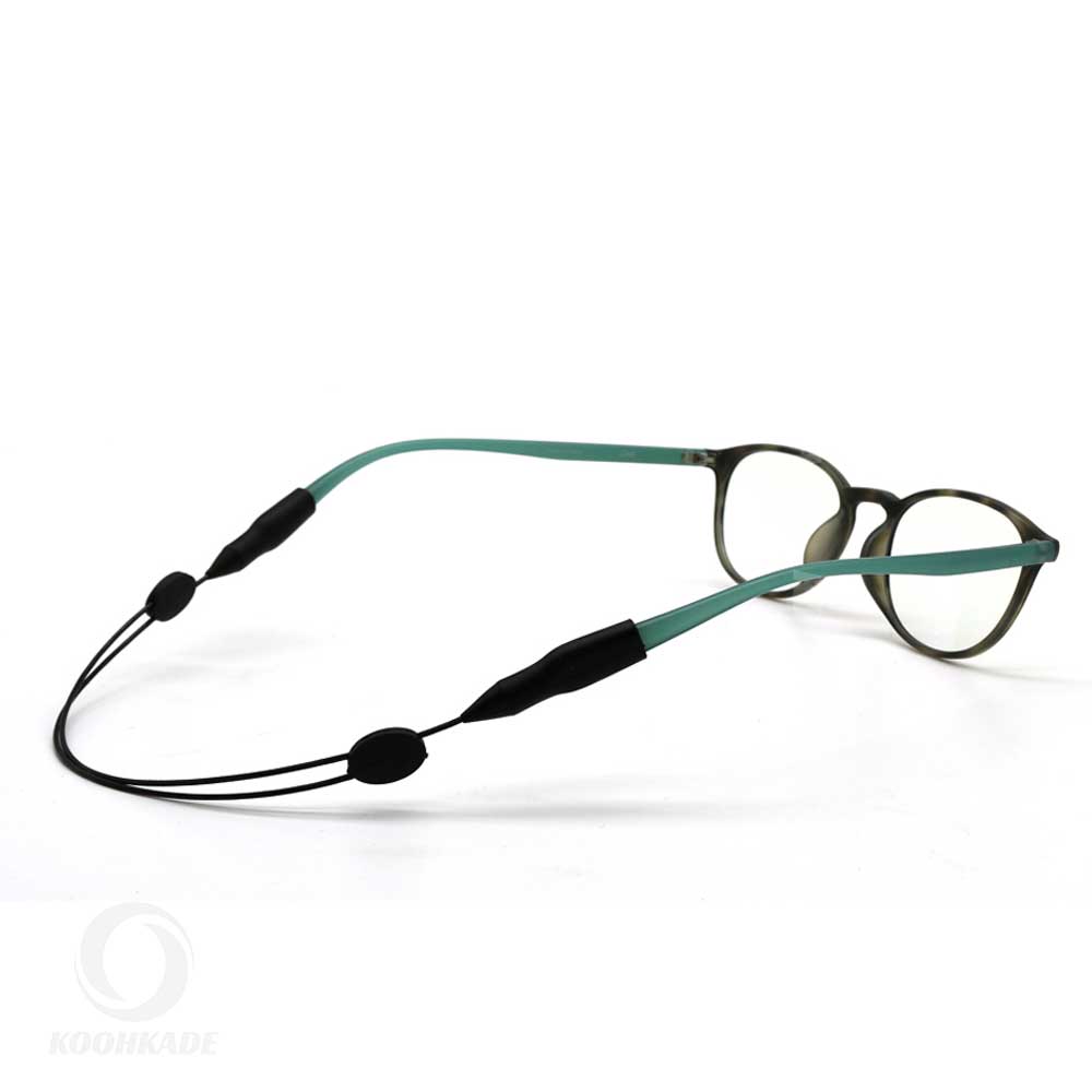 بند عینک قابل تنظیم مدل Glasses Strap| بند عینک قابل تنظیم سیمی | بند عینک جمع شونده سیمی | خرید بند عینک جدید تاشو | بند عینک مشکی مدرن