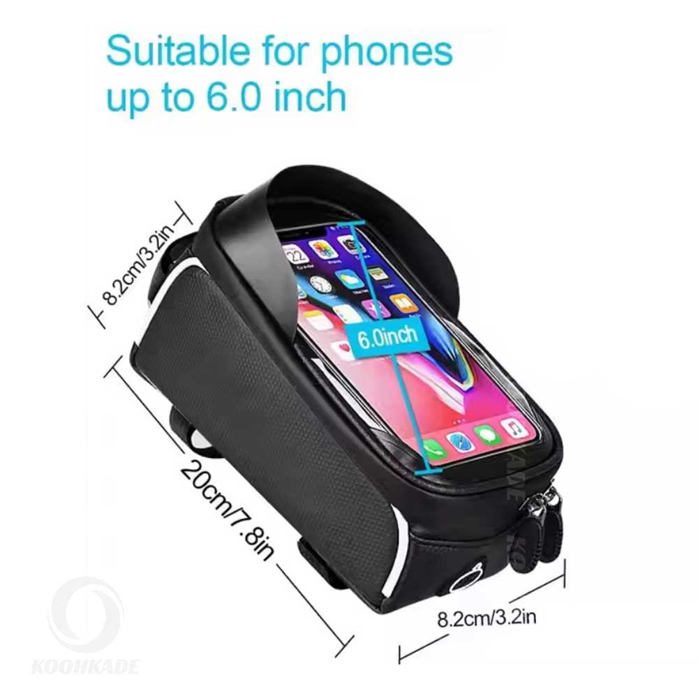 کیف موبایل دوچرخه QIJIAN BAG| کیف موبایل دوچرخه جا ابزار دار | خرید کیف موبایل دوچرخه اقساطی | کیف موبایل دوچرخه TOP