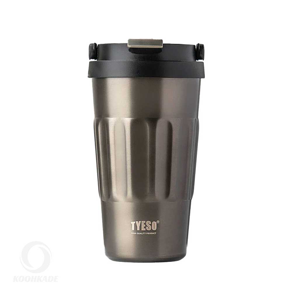 اسموتی تایسو T-884 حجم 500ML| اسموتی TYESO 600ML | اسموتی نی دار |اسموتی استیل نی دار |اسموتی درب دار استیل|اسموتی تایسو