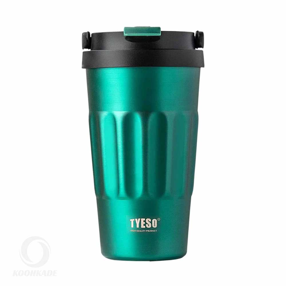 اسموتی تایسو T-884 حجم 500ML| اسموتی TYESO 600ML | اسموتی نی دار |اسموتی استیل نی دار |اسموتی درب دار استیل|اسموتی تایسو
