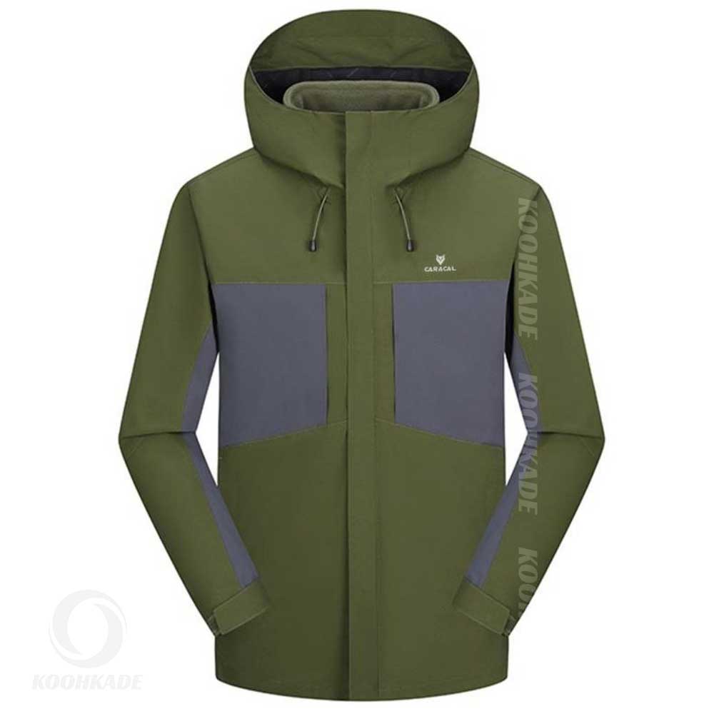 کاپشن دوپوش مردانه کاراکال C3100A|کاپشن دو پوش مردانه caracal|خرید کاپشن کوهنوردی| خرید کاپشن طبیعتگردی |خرید اقساطی کاپشن زمستانی از کوهکده