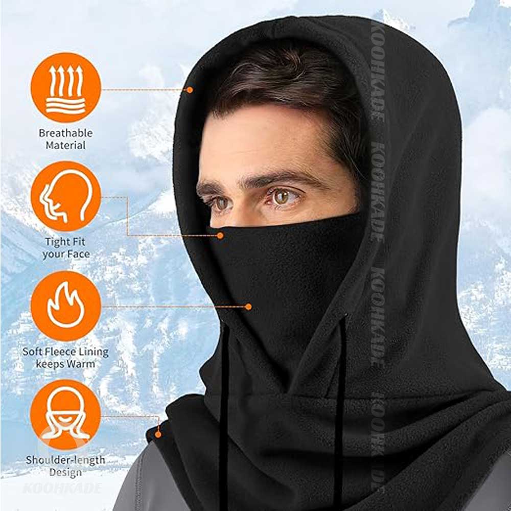 کلاه طوفان CHANODUG| کلاه طوفان زمستانی | کلاه نقابدار زمستانی | کلاه فیسماسک کوهنوردی | کلاه اسکی زمستانی | کلاه تمامصورت زمستانی