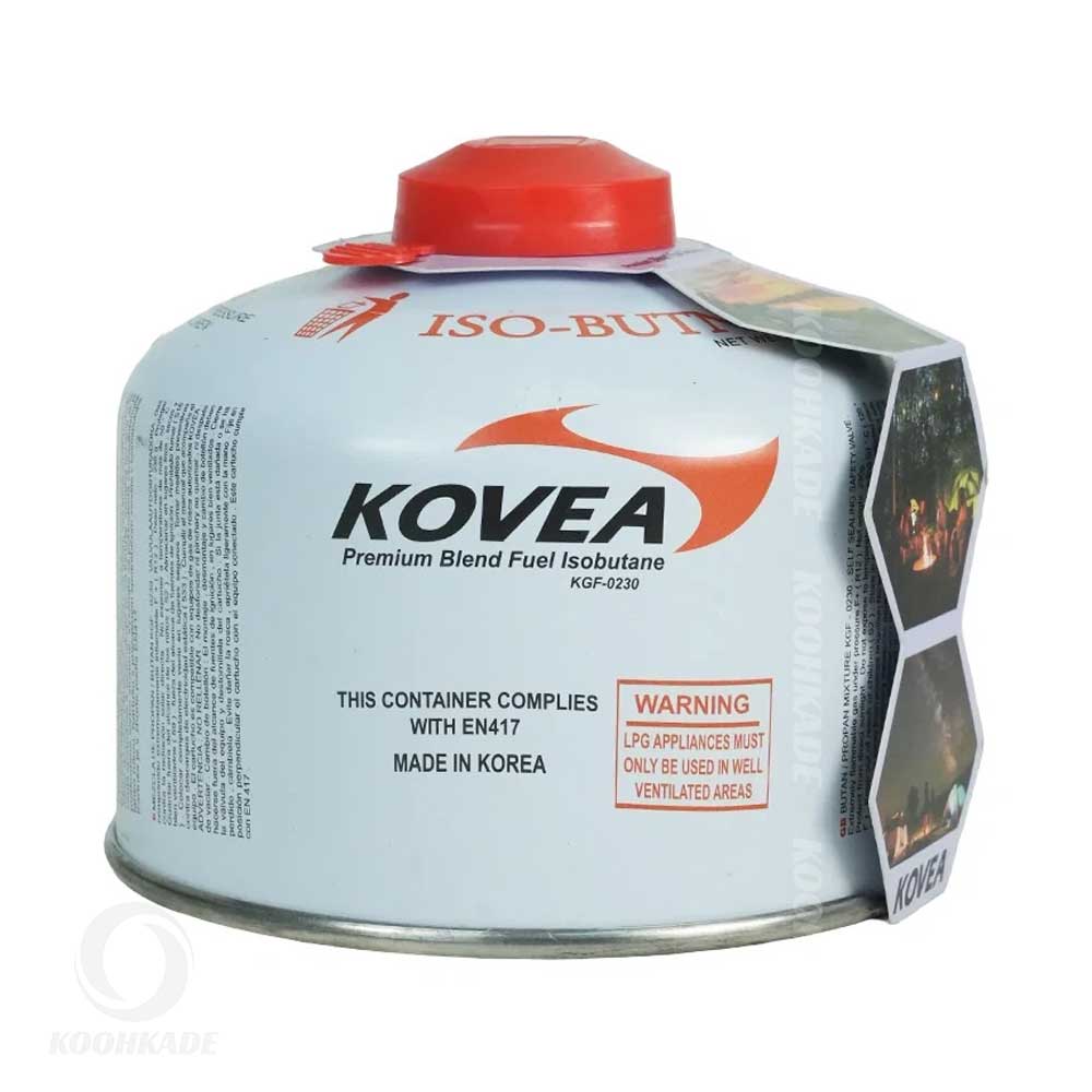 کپسول 230 گرمی KOVEA| کپسول گاز 230g کووآ|خرید کپسول 230 گرمی Kovea |کپسول گاز کوهنوردی |کپسول گاز مناسب کمپینگ |کپسول گاز اقساطی کوهکده