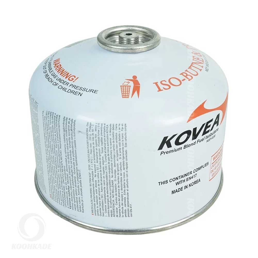 کپسول 230 گرمی KOVEA| کپسول گاز 230g کووآ|خرید کپسول 230 گرمی Kovea |کپسول گاز کوهنوردی |کپسول گاز مناسب کمپینگ |کپسول گاز اقساطی کوهکده