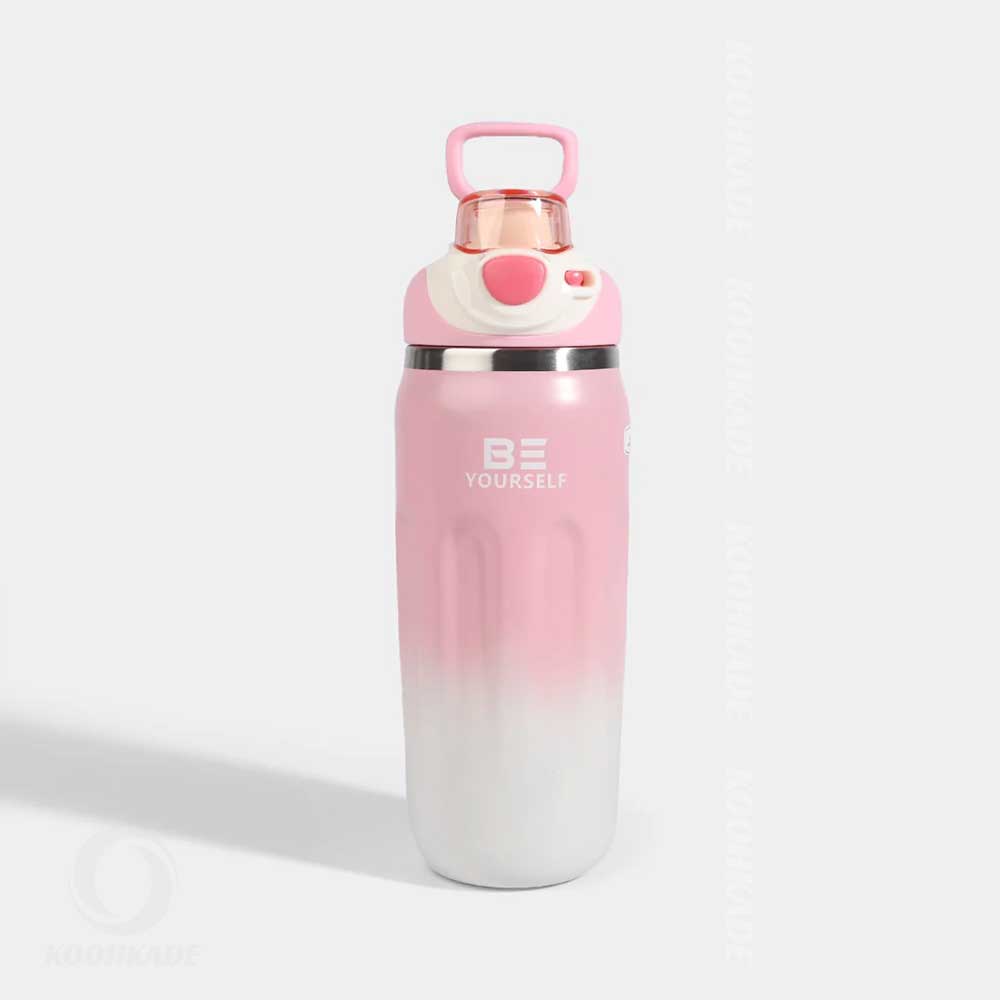 تراول ماگ BE YOURSELF حجم 500ML| خرید تراول ماگ 800میل | قیمت تراول ماگ چایی خوری | تراول ماگ استیل 800میلی | قیمت تراول ماگ | فلاسک استیل | کوهکده