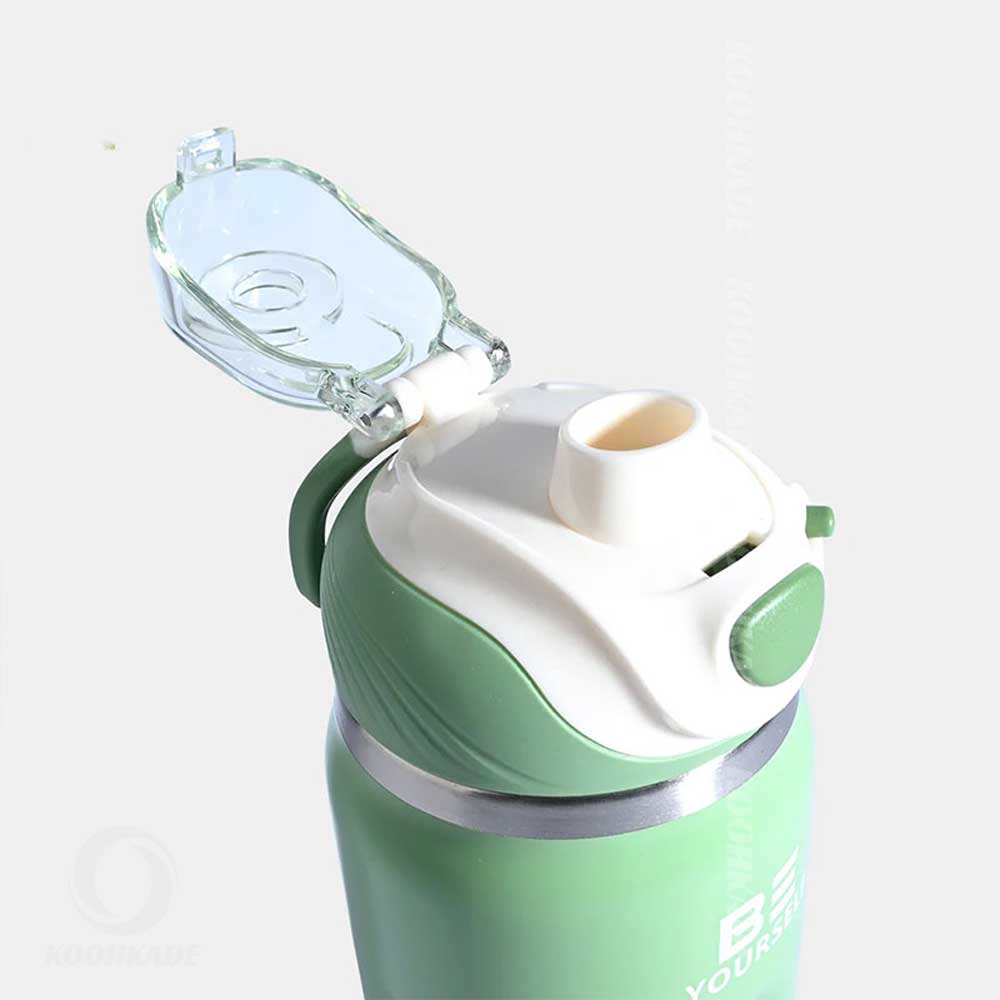 تراول ماگ BE YOURSELF حجم 500ML| خرید تراول ماگ 800میل | قیمت تراول ماگ چایی خوری | تراول ماگ استیل 800میلی | قیمت تراول ماگ | فلاسک استیل | کوهکده
