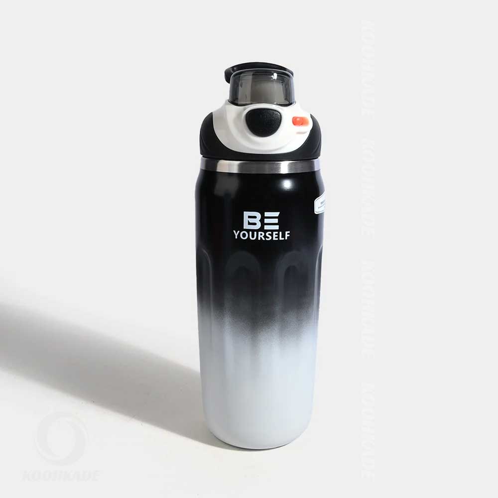 تراول ماگ BE YOURSELF حجم 500ML| خرید تراول ماگ 800میل | قیمت تراول ماگ چایی خوری | تراول ماگ استیل 800میلی | قیمت تراول ماگ | فلاسک استیل | کوهکده