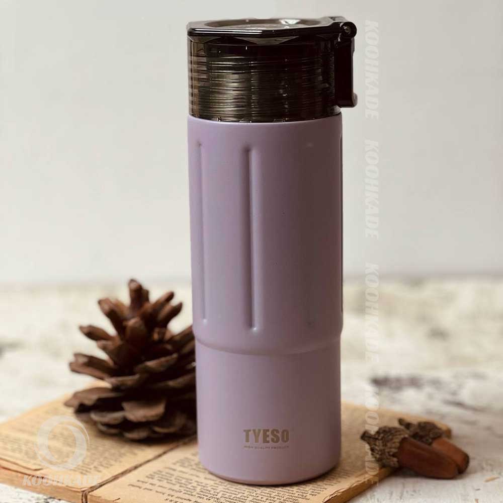 تراول ماگ TYESO DBSH حجم 600ML| خرید تراول ماگ 800میل | قیمت تراول ماگ چایی خوری | تراول ماگ استیل 800میلی | قیمت تراول ماگ | فلاسک استیل | کوهکده