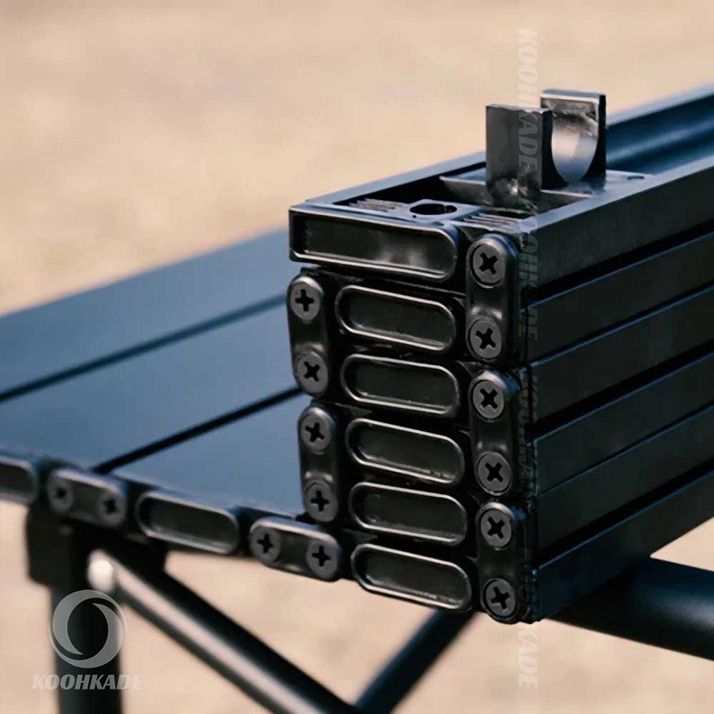 میز تاشو کمپینگ M103 BLACK DEER| میز کمپینگ دو طبقه |میز پارچه ای دو طبقه | میز سفری مدل دو طبقه | میز مسافرتی دو طبقه استراکچر مدل Twin