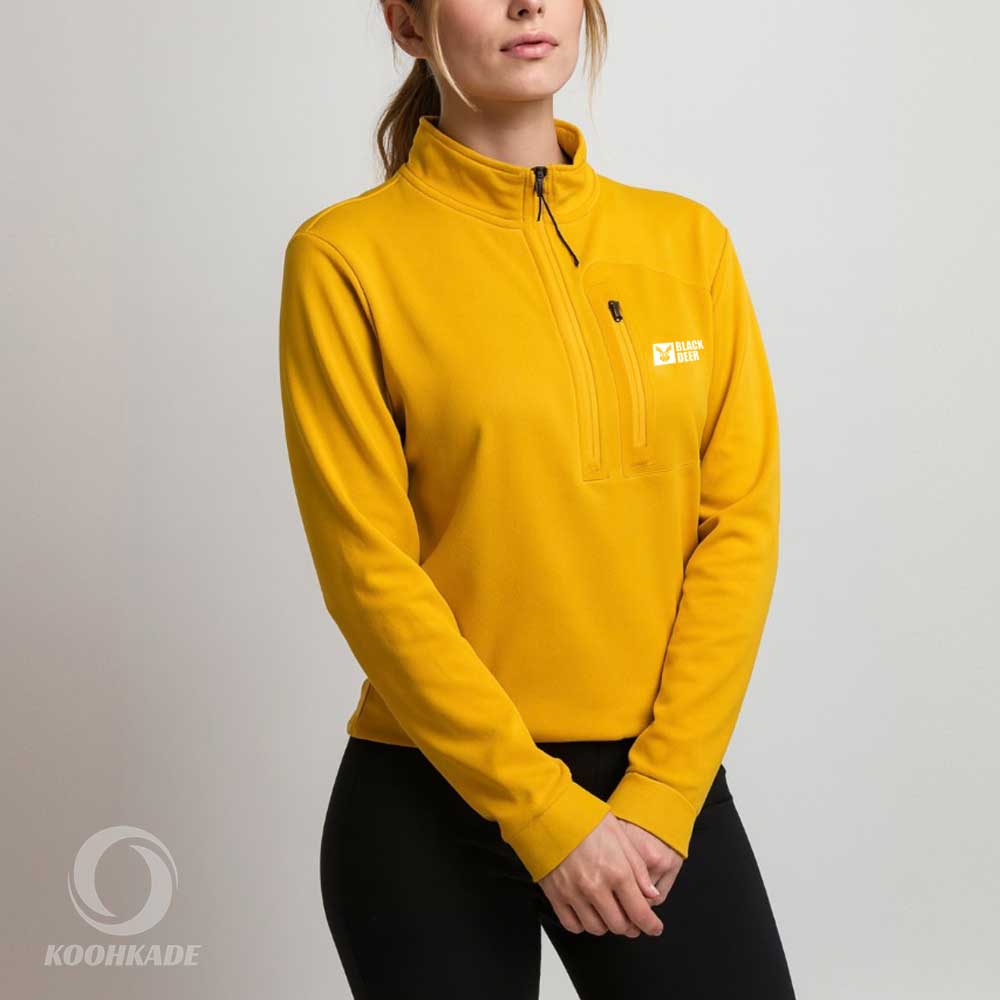 تیشرت نیم زیپ بلک دیر M9029|تیشرت نیم زیپ مردانه|تیشرت نیم زیپ زنانه|تیشرت آستین بلند ورزشی