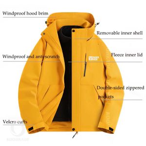 کاپشن دوپوش Black Deer M96888|کاپشن دو رو مردانه بلک دیر|کاپشن اسپرت دو رو|کاپشن ضد آب مردانه|کاپشن دو طرفه مردانه|خرید کاپشن زمستانی مردانه