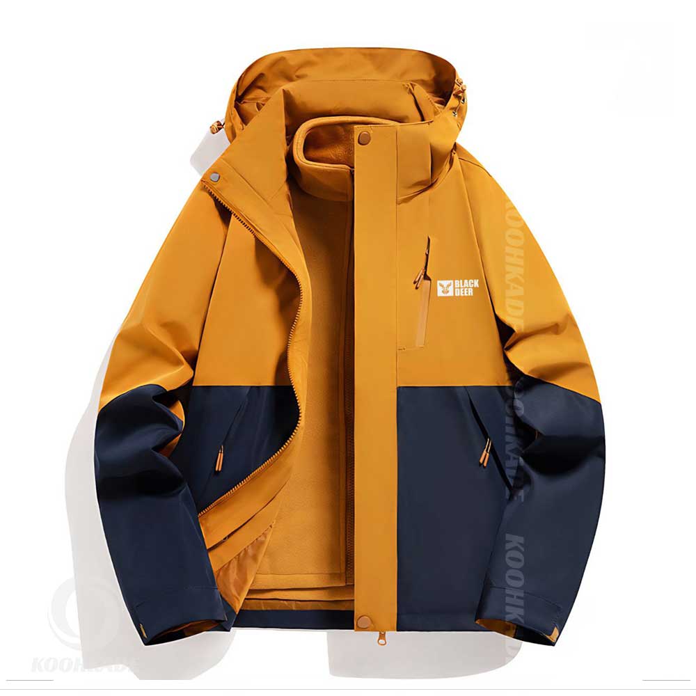 کاپشن دوپوش Black Deer M96888|کاپشن دو رو مردانه بلک دیر|کاپشن اسپرت دو رو|کاپشن ضد آب مردانه|کاپشن دو طرفه مردانه|خرید کاپشن زمستانی مردانه