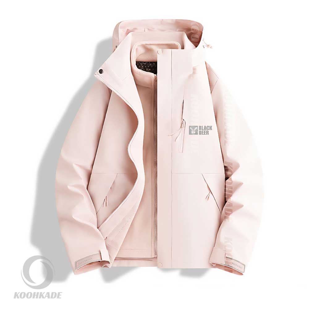 کاپشن دو پوش بلک دیر M 55661|کاپشن دوپوش مردانه|کاپشن دوپوش زنانه |کاپشن بلک دیر کوهکده