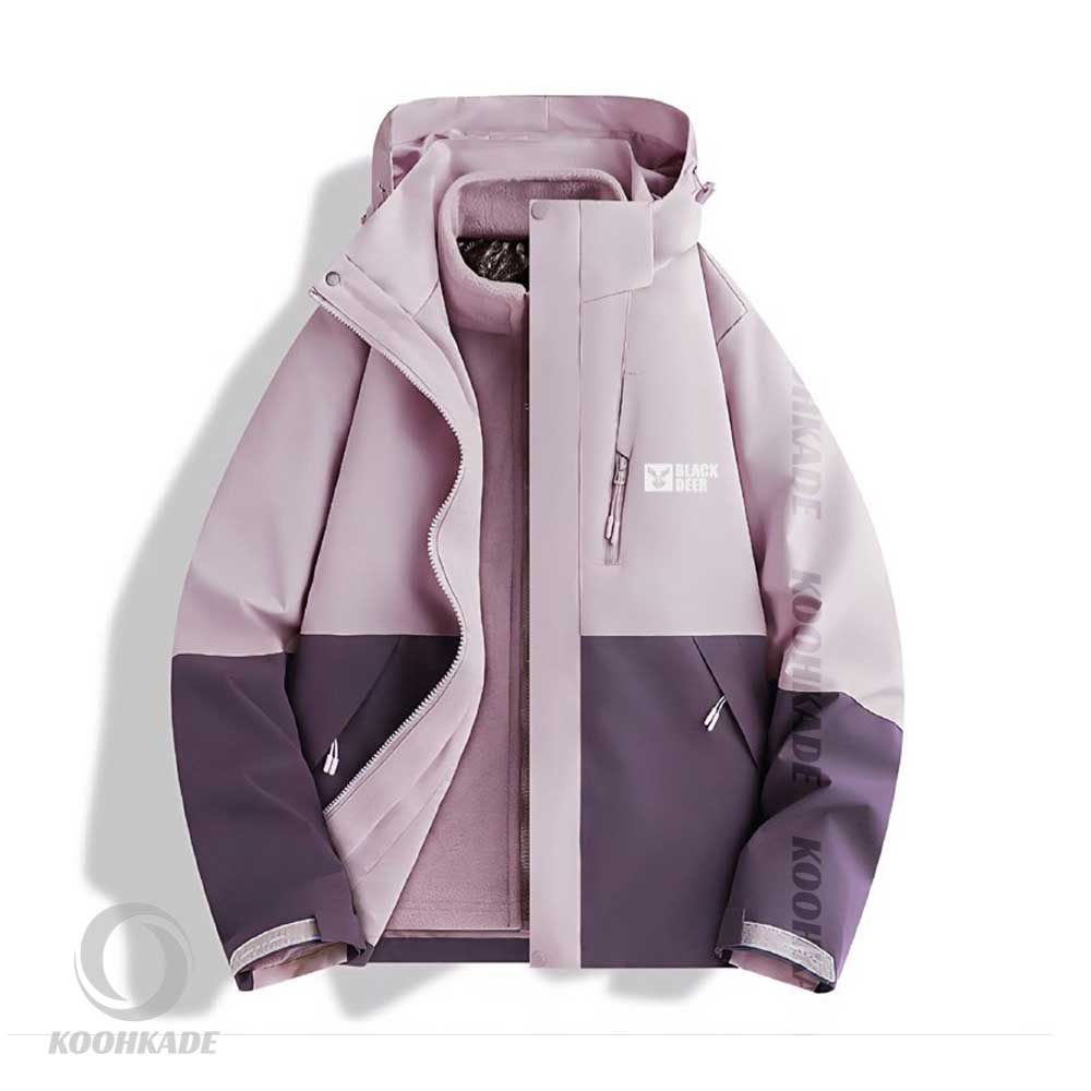 کاپشن دو پوش بلک دیر M 55661|کاپشن دوپوش مردانه|کاپشن دوپوش زنانه |کاپشن بلک دیر کوهکده