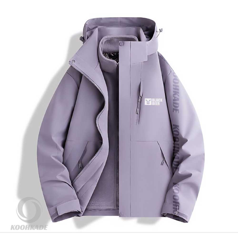 کاپشن دو پوش بلک دیر M 55661|کاپشن دوپوش مردانه|کاپشن دوپوش زنانه |کاپشن بلک دیر کوهکده