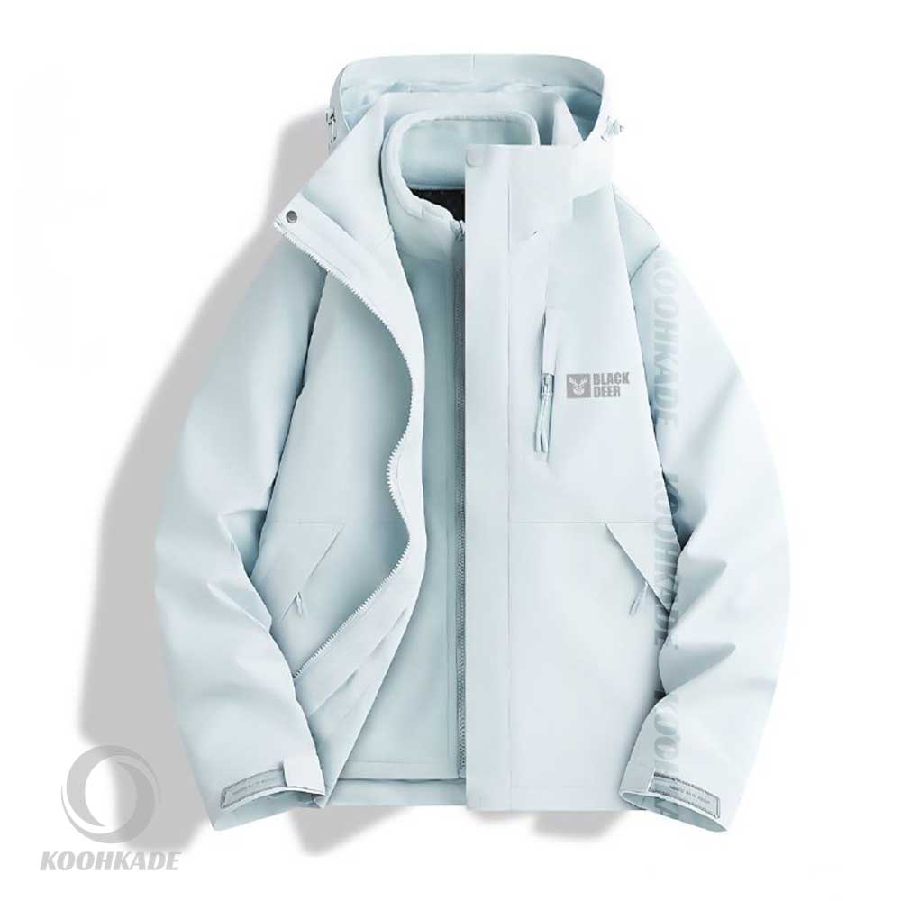 کاپشن دو پوش بلک دیر M 55661|کاپشن دوپوش مردانه|کاپشن دوپوش زنانه |کاپشن بلک دیر کوهکده