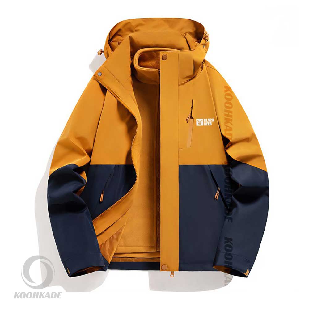 کاپشن دو پوش بلک دیر M 55661|کاپشن دوپوش مردانه|کاپشن دوپوش زنانه |کاپشن بلک دیر کوهکده