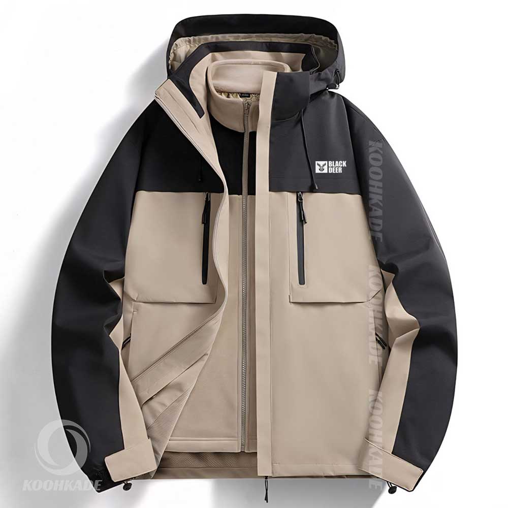 کاپشن دوپوش Black Deer مدل M-S550|کاپشن دو رو مردانه بلک دیر|کاپشن اسپرت دو رو|کاپشن ضد آب مردانه|کاپشن دو طرفه مردانه|خرید کاپشن زمستانی مردانه